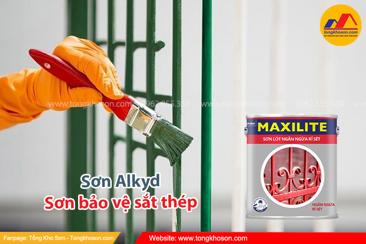 sơn Alkyd bảo vệ sắt thép