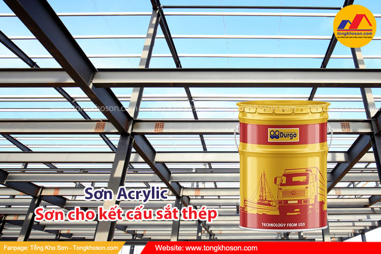 Sơn bảo vệ sắt thép Acrylic