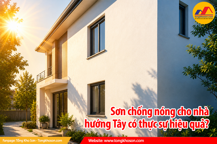 Sơn chống nóng cho nhà hướng Tây có thực sự hiệu quả?