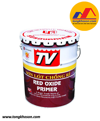 Sơn chống rỉ TV màu đỏ, nâu đỏ 