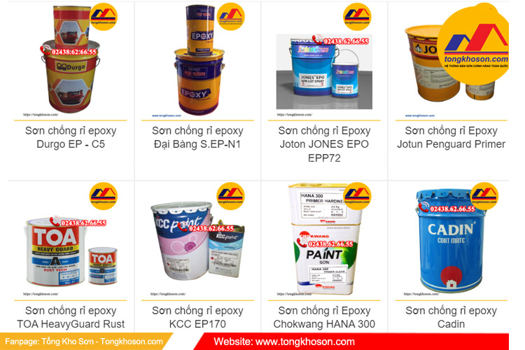 Sơn chống rỉ Epoxy