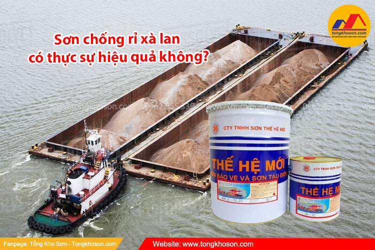 Sơn chống rỉ xà lan có thực sự hiệu quả không? | Tongkhoson.com