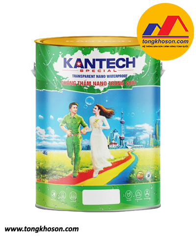 Sơn chống thấm Nano trong suốt Kantech