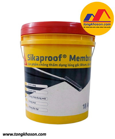 Sơn chống thấm Sikaproof Membrane gốc Bitum