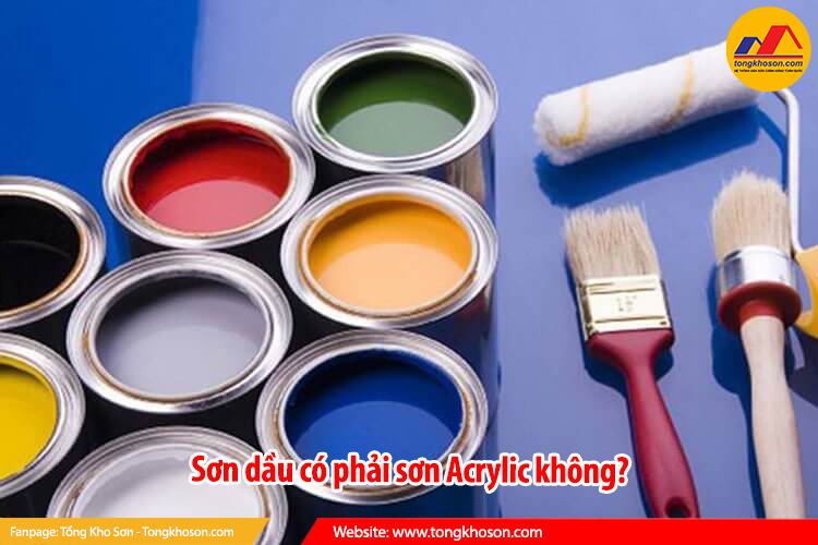 Sơn dầu có phải sơn acrylic không?