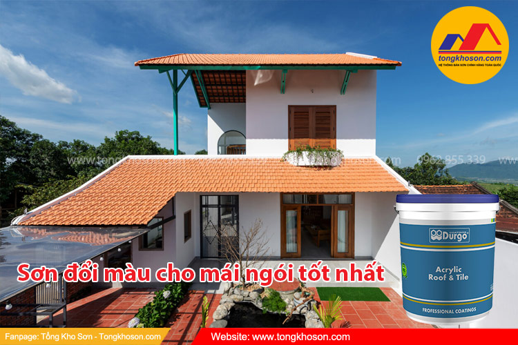Sơn đổi màu cho mái ngói tốt nhất - Sơn ngói Durgo