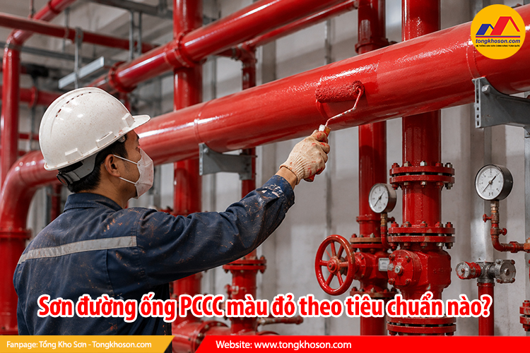Sơn đường ống PCCC màu đỏ theo tiêu chuẩn nào?