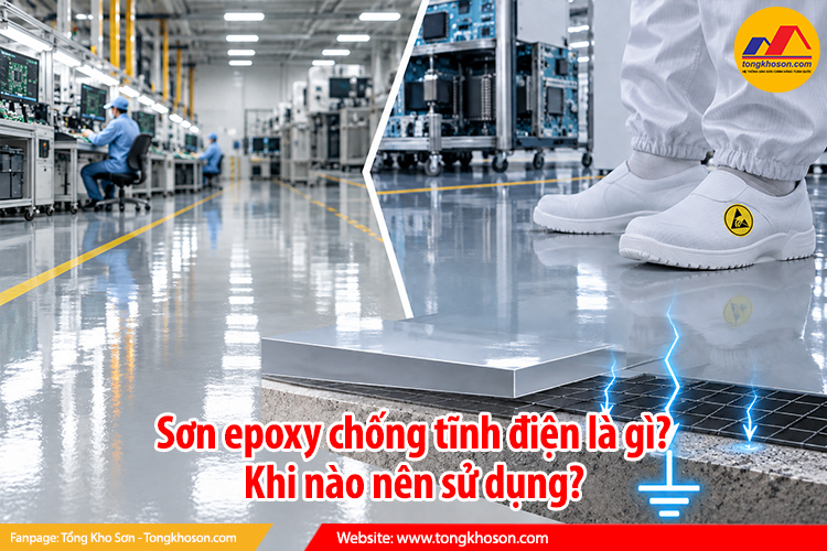 Sơn epoxy chống tĩnh điện là gì? Khi nào nên sử dụng?