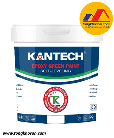 Sơn Epoxy Green tự san Kantech