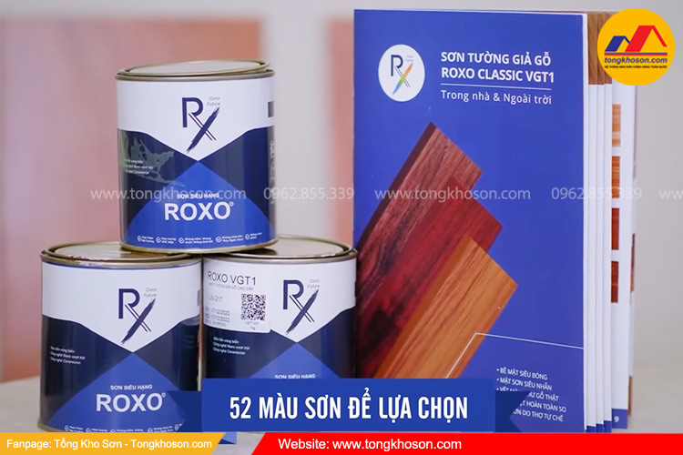 Sơn giả gỗ Roxo