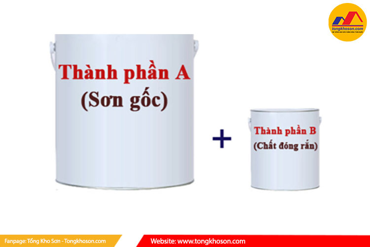 sơn kim loại 2 thành phần là gì