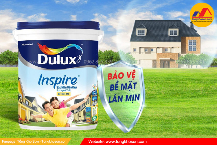 Sơn mặt tiền nên dùng sơn Dulux