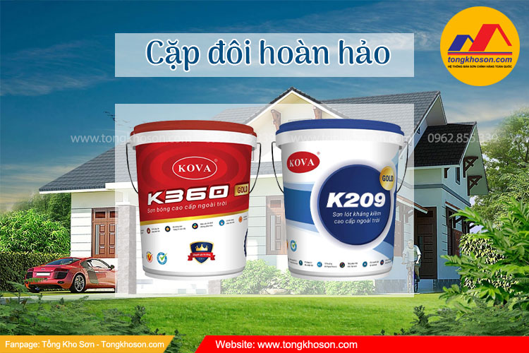 Sơn Kova ngoại thất bền màu nhất