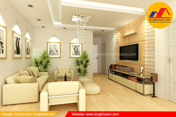 Sơn nhà màu gì cho sáng mà vẫn hợp phong thủy