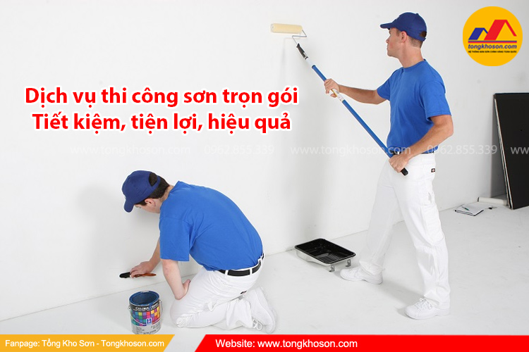 Sơn nhà cho thuê giá rẻ với dịch vụ thi công trọn gói
