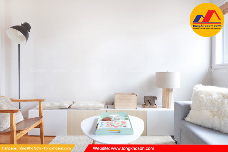 Sơn nhà màu trắng sữa