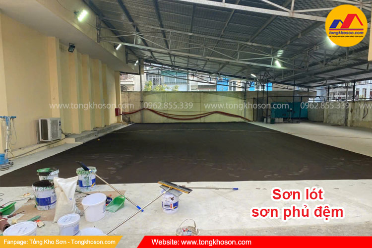 Sơn lót sân pickleball giá rẻ