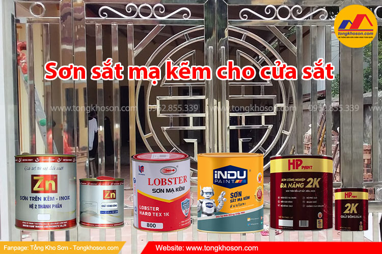 Sơn sắt mạ kẽm cho cửa sắt tốt nhất