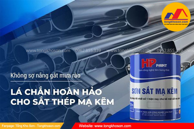 Sơn sắt mạ kẽm Hòa Phát HP Paint