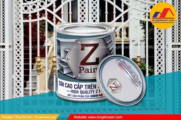 Sơn trên thép mạ kẽm Đại Bàng - Z Paint