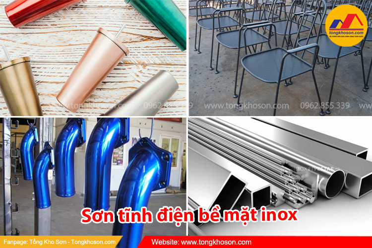 Một số sản phẩm inox sơn tĩnh điện phổ biến