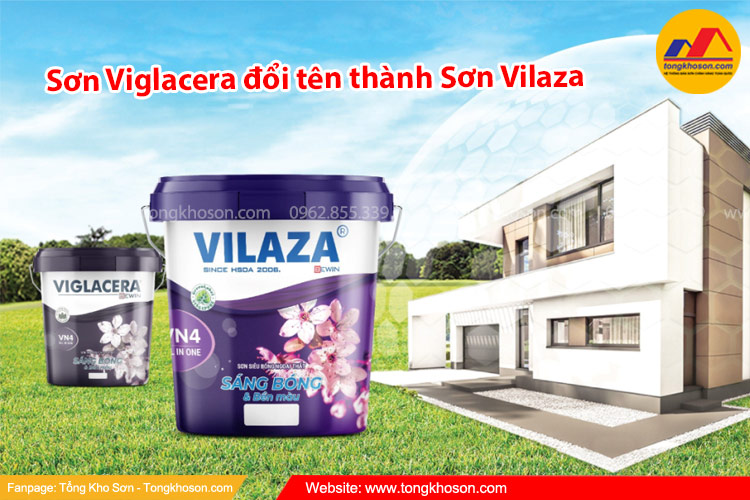 Sơn Viglacera đổi tên thành sơn Vilaza