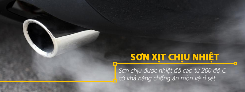 Sơn xịt chịu nhiệt - Tomgkhoson.com
