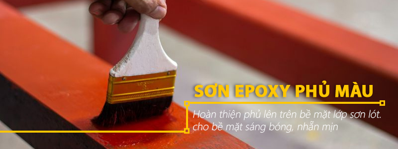 Sơn Epoxy phủ màu dùng cho kết cấu thép