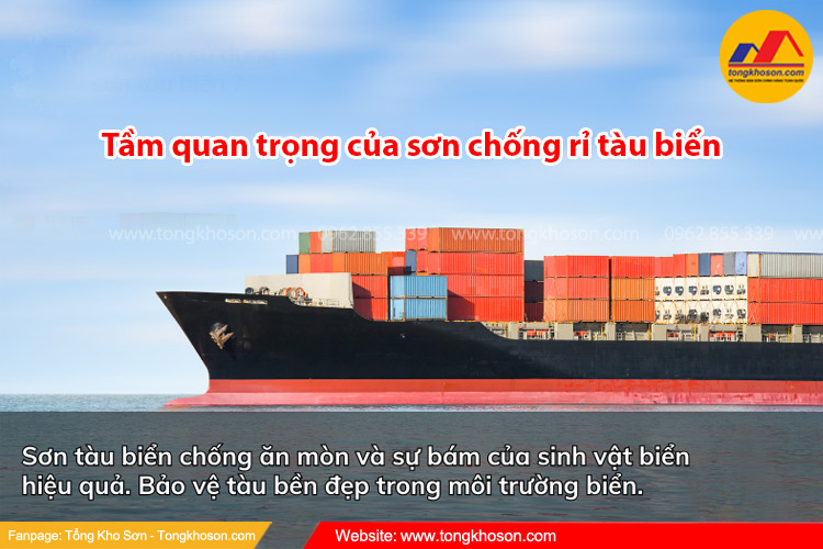Tầm quan trọng của sơn chống rỉ tàu biển