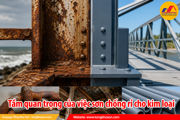 Tầm quan trọng của việc sơn chống rỉ cho kim loại