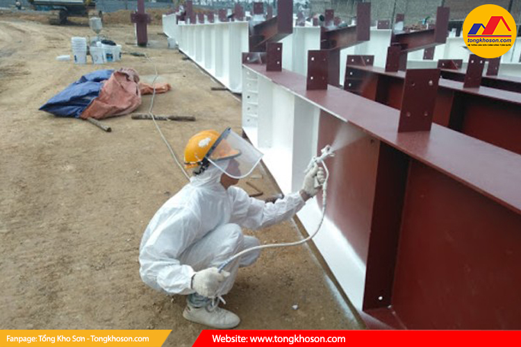 thi công sơn chịu nhiệt