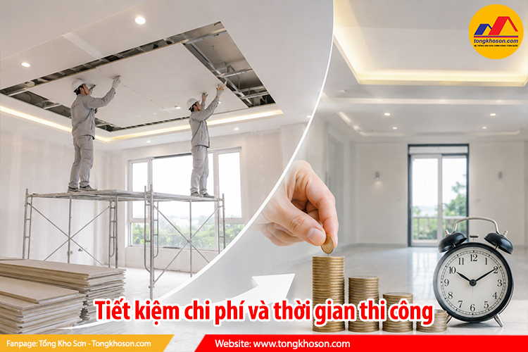 Tiết kiệm chi phí và thời gian thi công