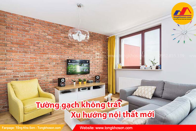 Tìm hiểu về tường gạch không trát là gì?