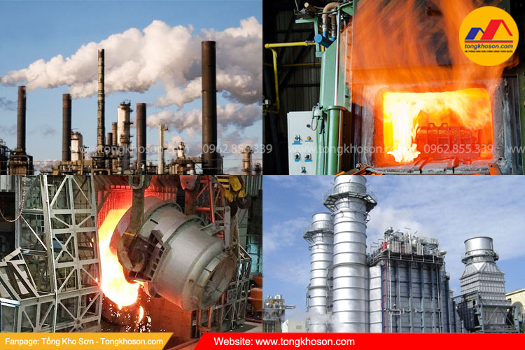 Các ứng dụng của sơn chịu nhiệt