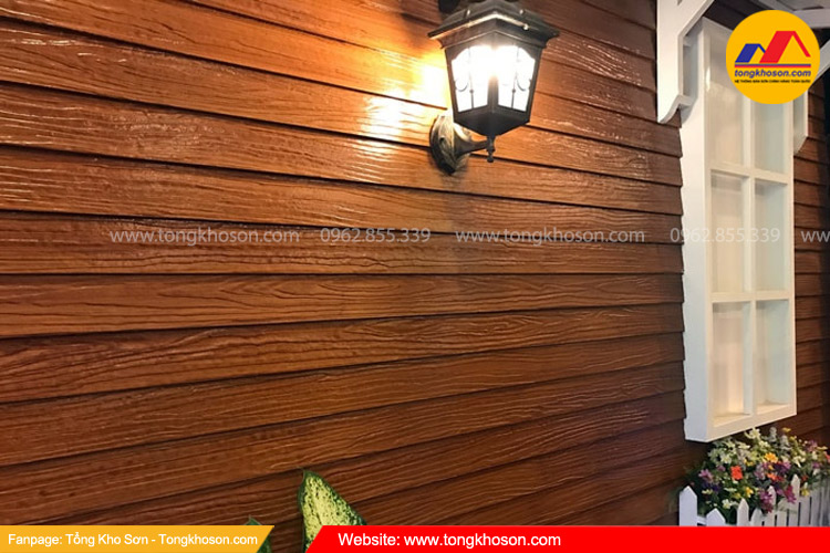 Ứng dụng sơn giả gỗ