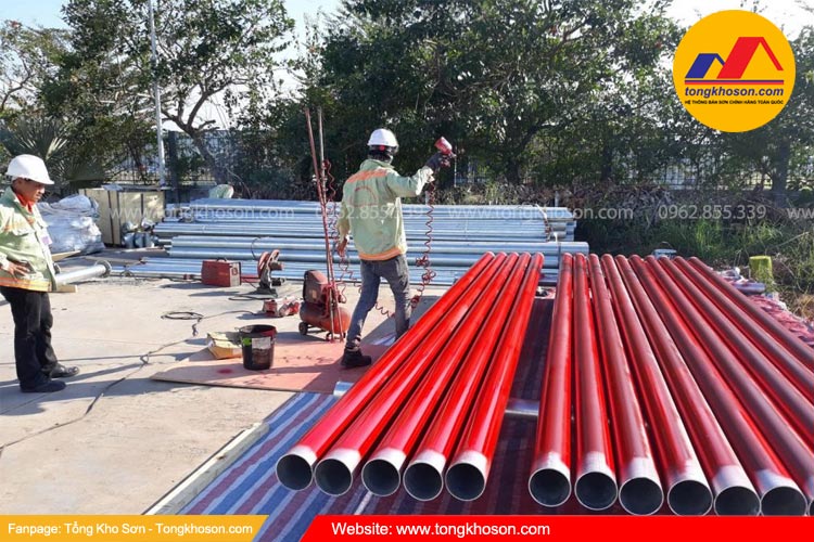 Ứng dụng sơn thép mạ kẽm