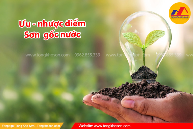 Ưu điểm của sơn gốc nước