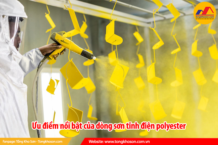 Ưu điểm nổi bật của dòng sơn tĩnh điện Polyester