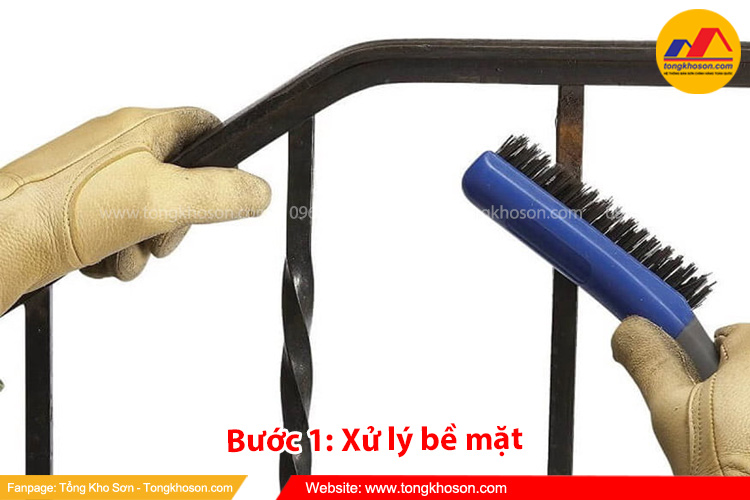 Xử lý toàn bộ bề mặt sản phẩm sơn tĩnh điện