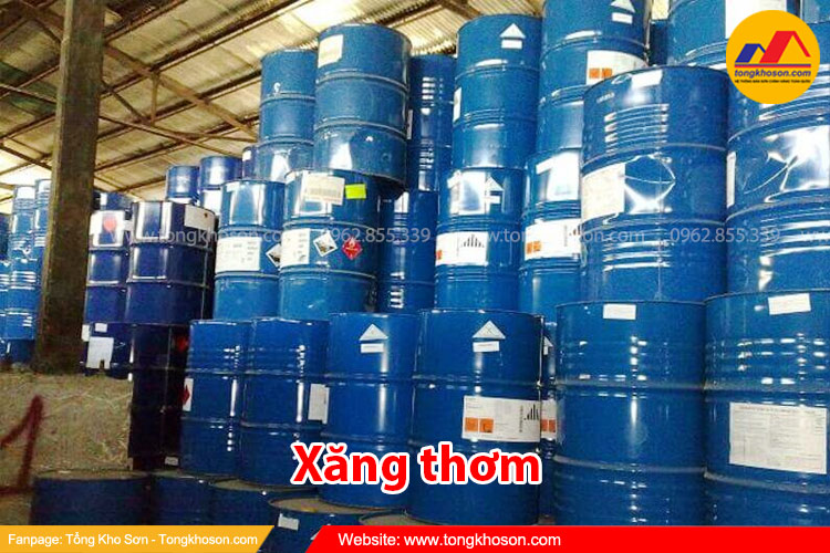 Pha sơn bằng xăng thơm